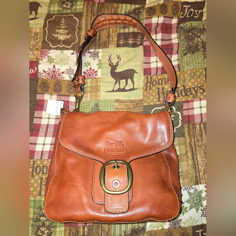 Coach Retired Vintage Leather Bleecker Legacy Shoulder Bag & Wallet